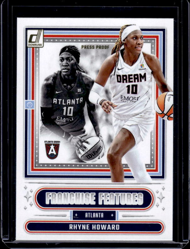 2025 Donruss WNBA #4 Rhyne Howard Franchise Features Press Proof
