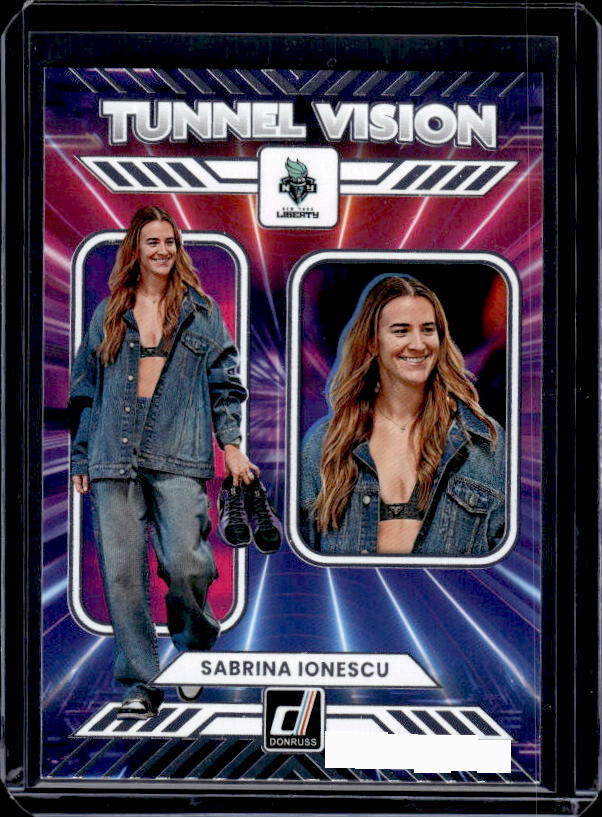 2025 Donruss WNBA #10 Sabrina Ionescu Tunnel Vision Press Proof
