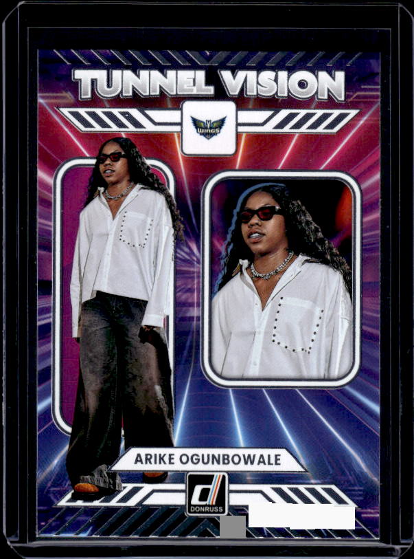 2025 Donruss WNBA #4 Arike Ogunbowale Tunnel Vision