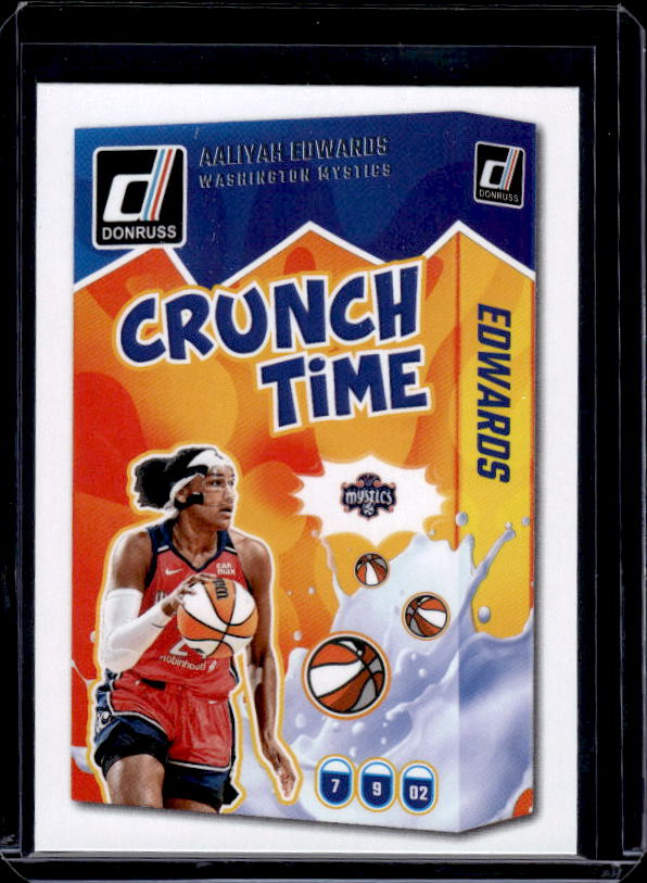 2025 Donruss WNBA #4 Aaliyah Edwards Crunch Time