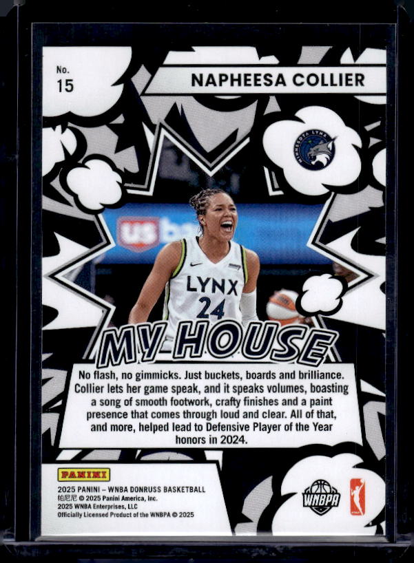 2025 Donruss WNBA #15 Napheesa Collier My House