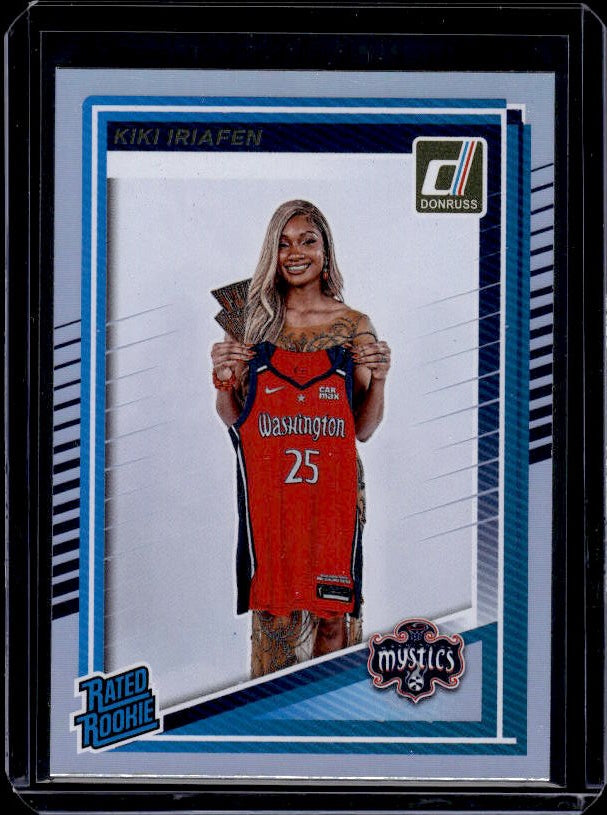 2025 Donruss WNBA #94 Kiki Iriafen Holo