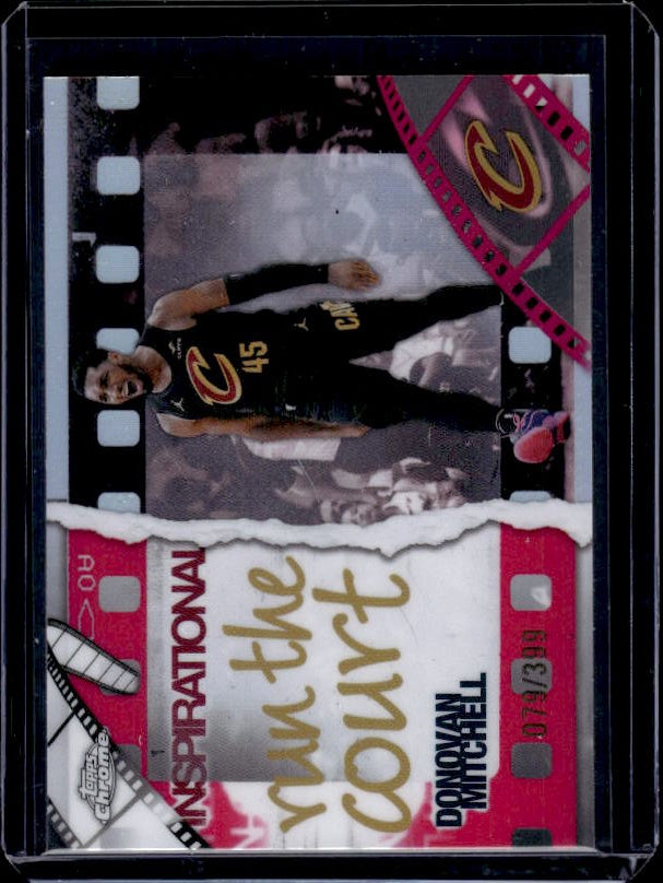 2025-26 Topps Chrome #IP-7 Donovan Mitchell Inspirational Magenta #/399