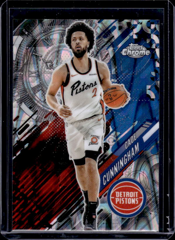 2025-26 Topps Chrome #GT-13 Cade Cunningham Go Time RayWave Refractor