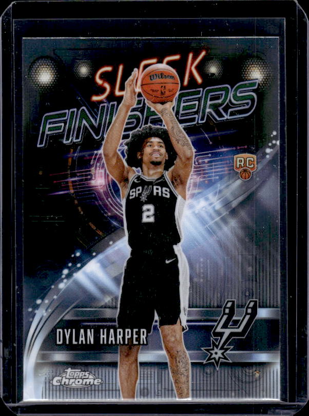 2025-26 Topps Chrome #SF-22 Dylan Harper Sleek Finishers