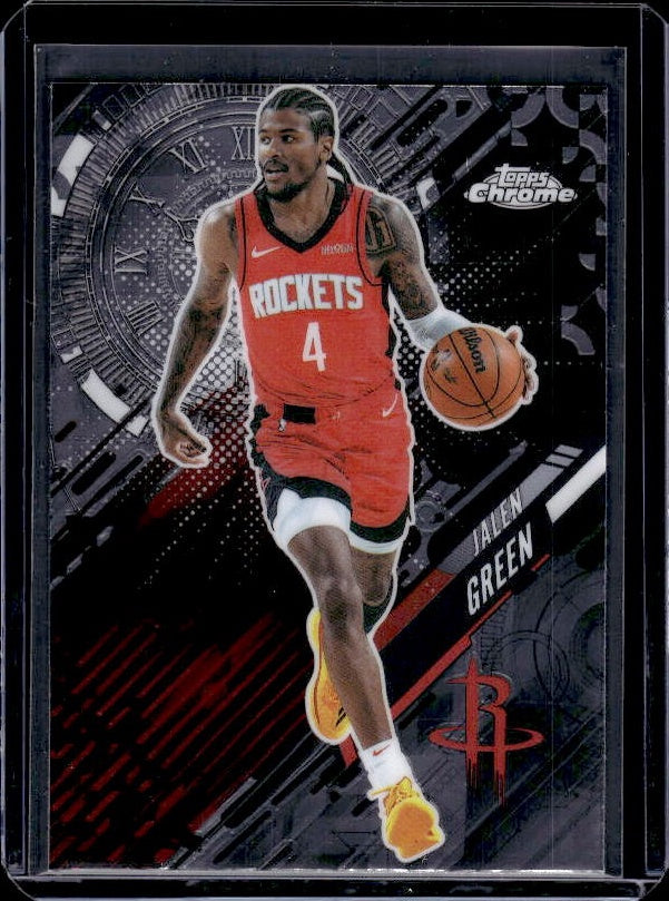 2025-26 Topps Chrome #GT-8 Jalen Green Go Time