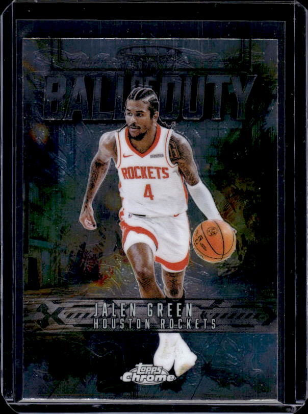 2025-26 Topps Chrome #BD-8 Jalen Green Ball of Duty