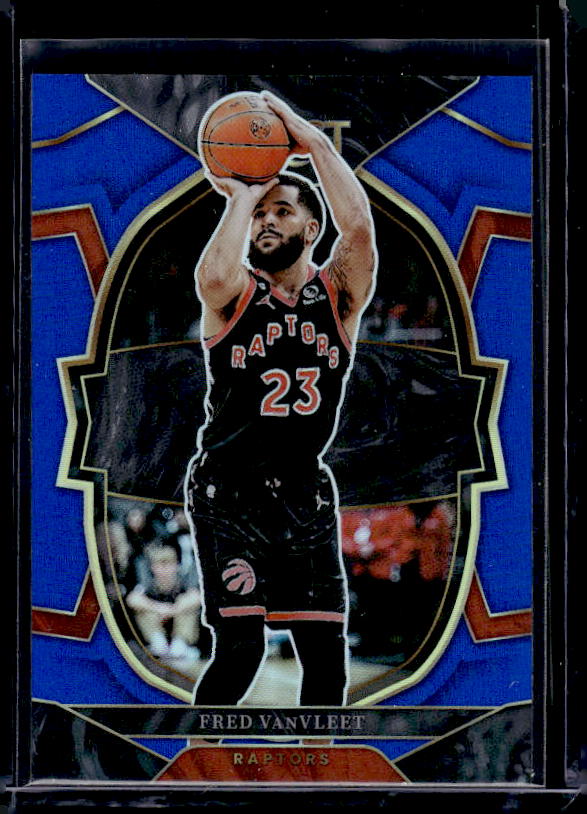 2022-23 Panini Select #36 Fred VanVleet Blue Prizms