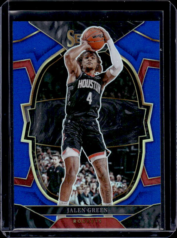 2022-23 Panini Select #52 Jalen Green Blue Prizms