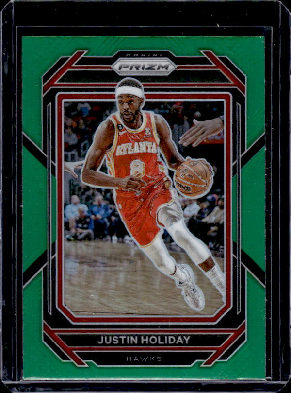 2022-23 Panini Prizm #151 Justin Holiday Prizms Green