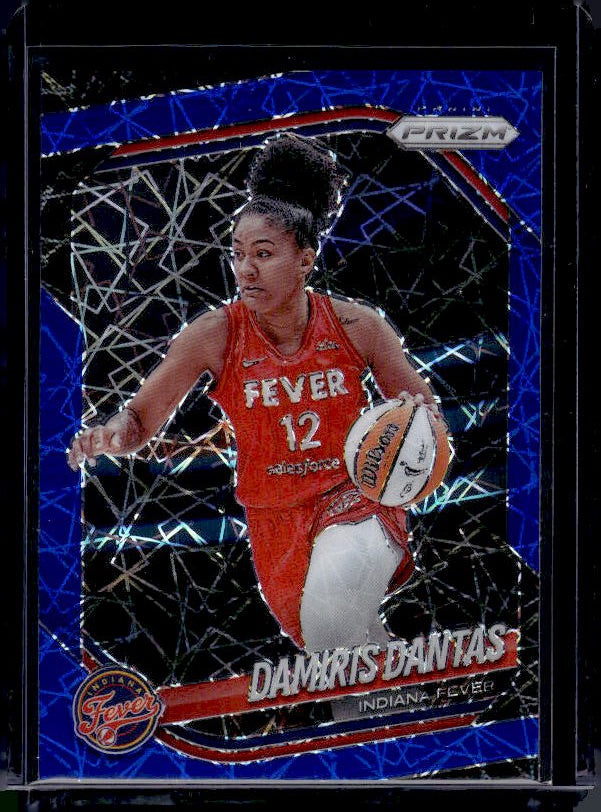 2025 Panini Prizm WNBA #42 Damiris Dantas Blue Velocity Prizms