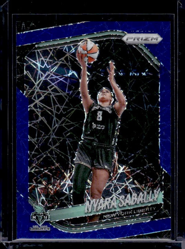 2025 Panini Prizm WNBA #117 Nyara Sabally Blue Velocity Prizms