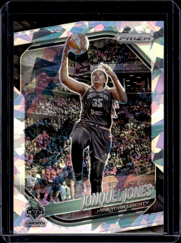 2025 Panini Prizm WNBA #52 Jonquel Jones Ice Prizms