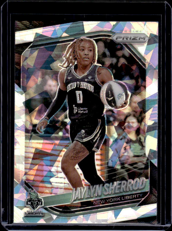 2025 Panini Prizm WNBA #93 Jaylyn Sherrod Ice Prizms