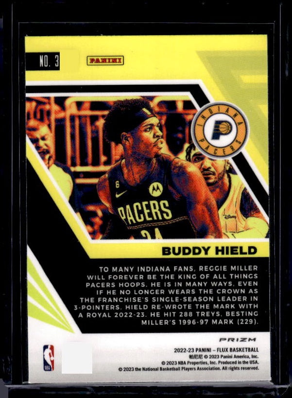 2022-23 Panini Flux #32 Buddy Hield Silver