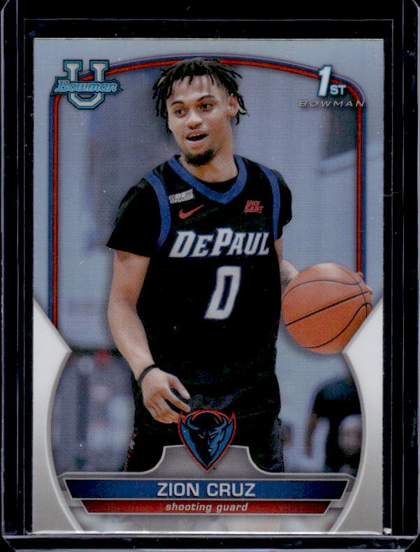 2022-23 Bowman University Chrome #91 Zion Cruz Refractor