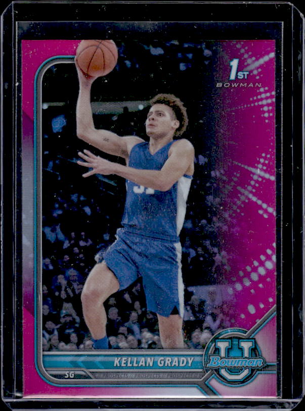 2021-22 Bowman University #48 Kellan Grady Pink