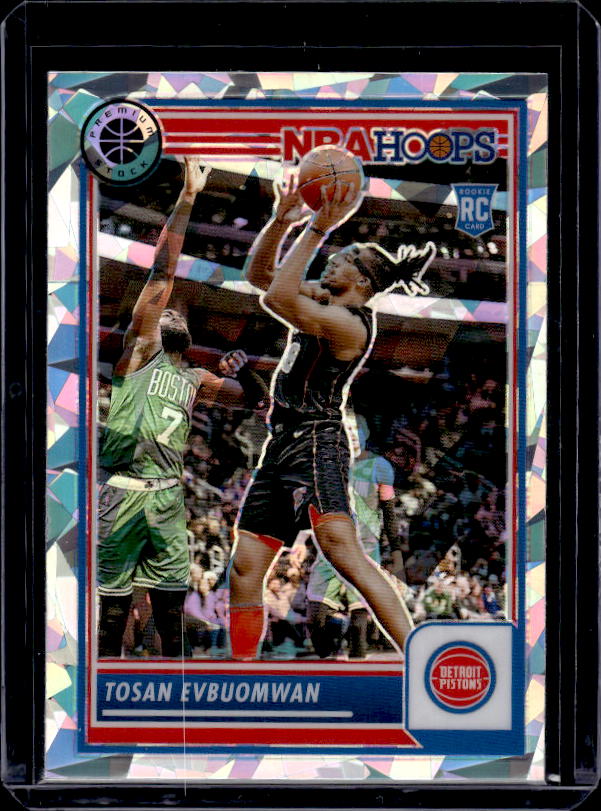 2023-24 Hoops Premium Stock #133 Tosan Evbuomwan Ice Prizm