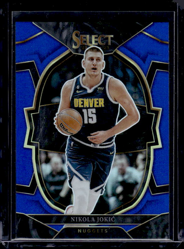2022-23 Panini Select #1 Nikola Jokic Blue Prizms