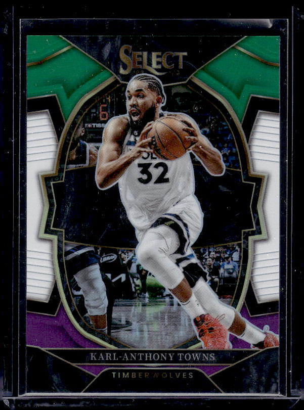 2022-23 Panini Select #12 Karl-Anthony Towns Green White Purple Prizms