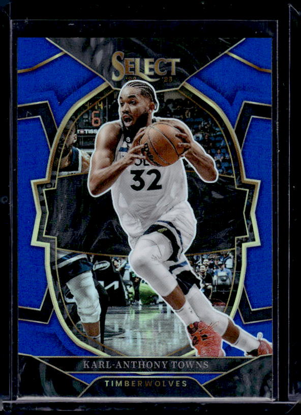 2022-23 Panini Select #12 Karl-Anthony Towns Blue Prizms
