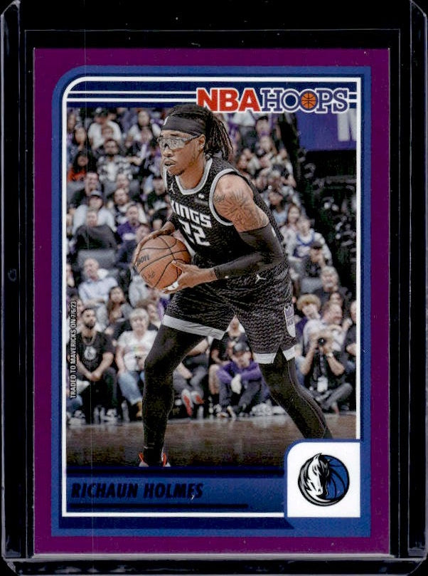 2023-24 Hoops #163 Richaun Holmes Purple