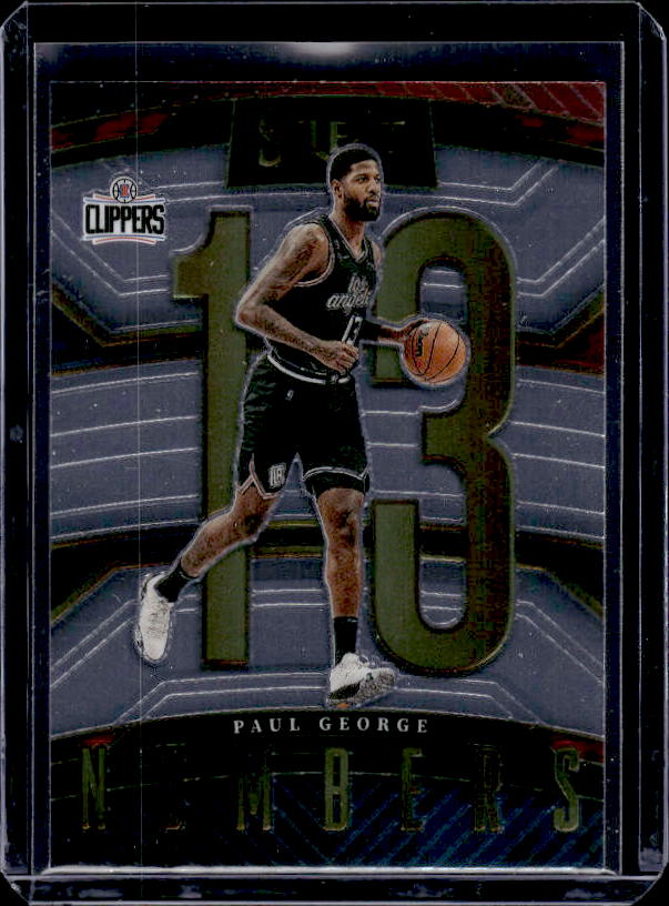 2022-23 Panini Select #25 Paul George Select Numbers