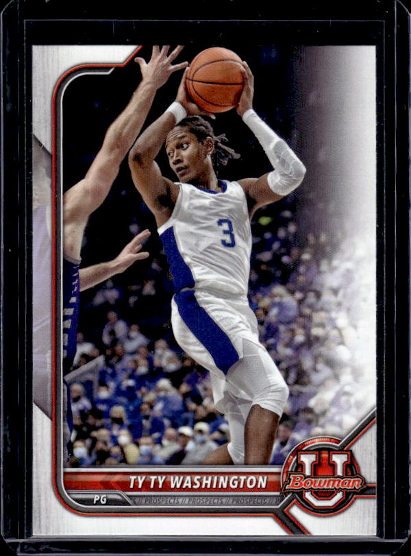2021-22 Bowman University #88 TyTy Washington