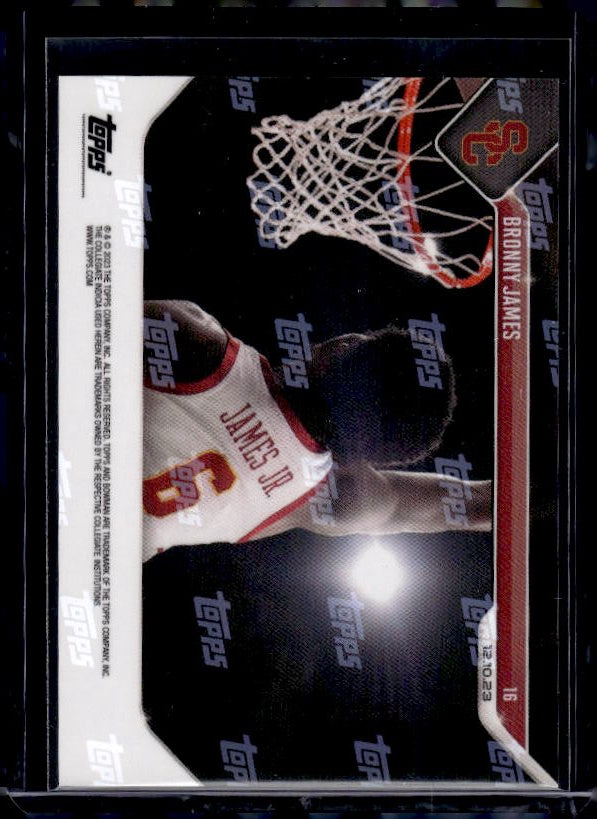 2023-24 Bowman U Now #16 Bronny James