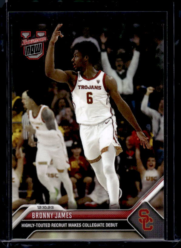 2023-24 Bowman U Now #16 Bronny James