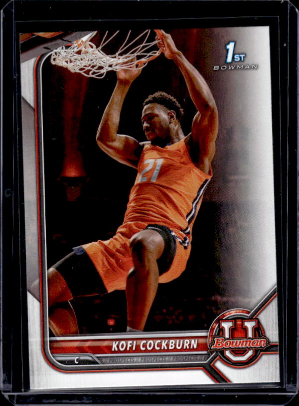 2021-22 Bowman University #62 Kofi Cockburn