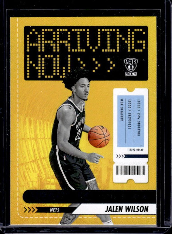 2023-24 Hoops #28 Jalen Wilson Arriving Now