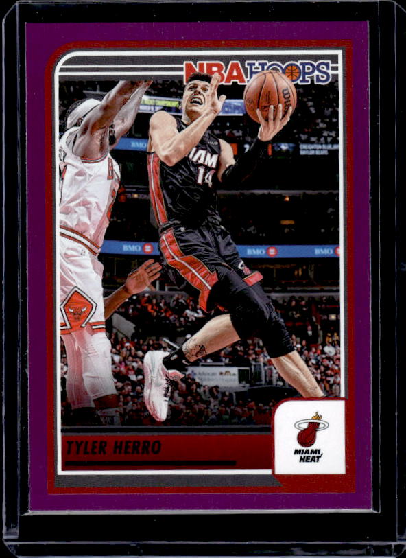 2023-24 Hoops #221 Tyler Herro Purple