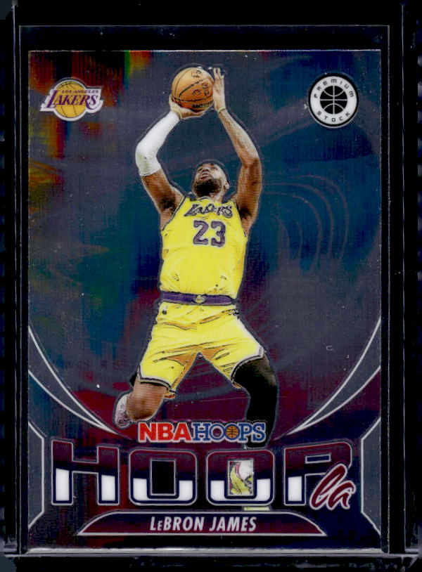 2023-24 Hoops Premium Stock #10 Lebron James Hoopla