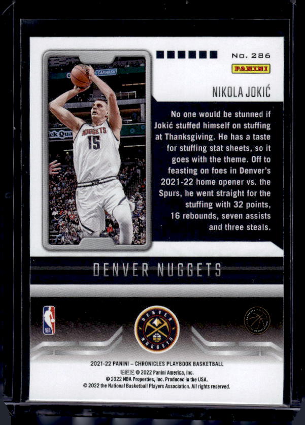 2021-22 Panini Chronicles #286 Nikola Jokic