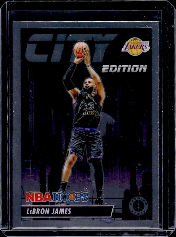 2023-24 Hoops Premium Stock #15 Lebron James City Edition