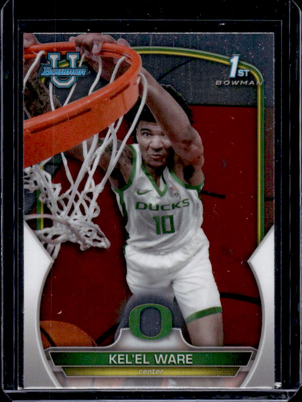 2022-23 Bowman University Chrome #68 Kel'el Ware