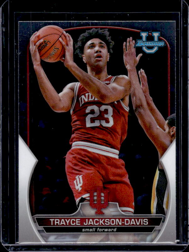 2022-23 Bowman University Chrome #42 Trayce Jackson-Davis