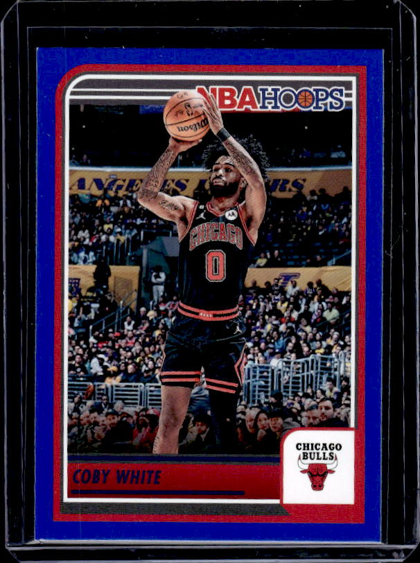 2023-24 Hoops #85 Coby White Blue
