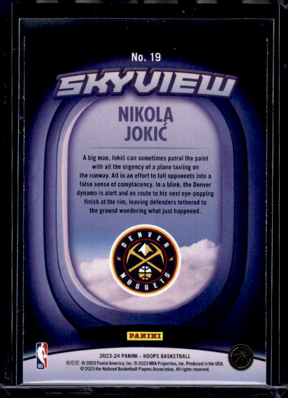 2023-24 Hoops #19 Nikola Jokic Skyview