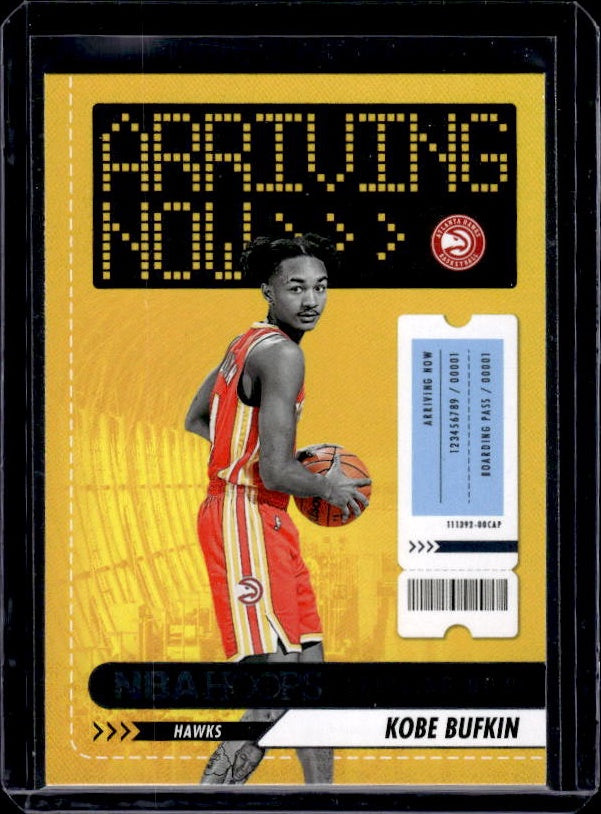 2023-24 Hoops #23 Kobe Bufkin Arriving Now