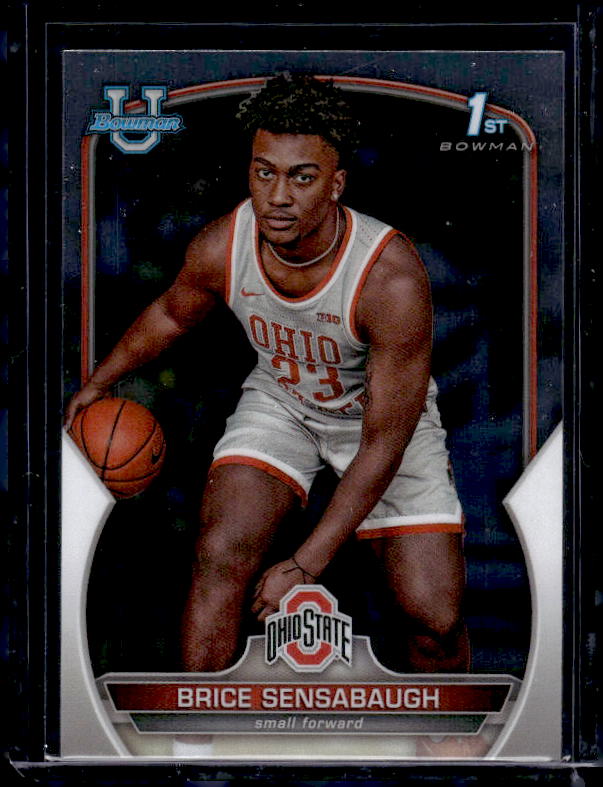 2022-23 Bowman University Chrome #11 Brice Sensabaugh