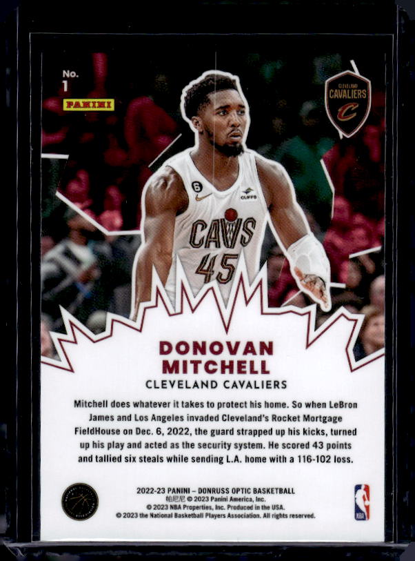 2022-23 Donruss Optic #1 Donovan Mitchell My House