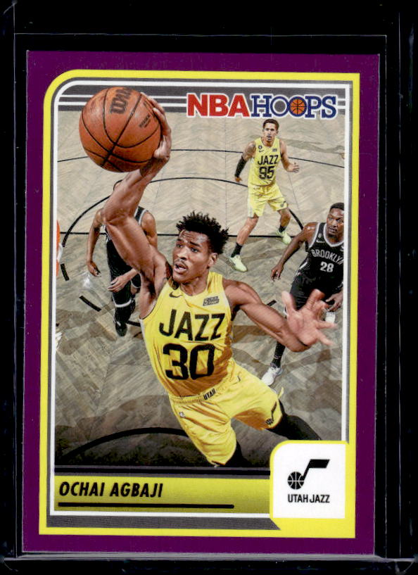 2023-24 Hoops #228 Ochai Agbaji Purple