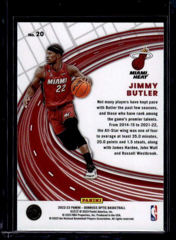 2022-23 Donruss Optic #20 Jimmy Butler Express Lane