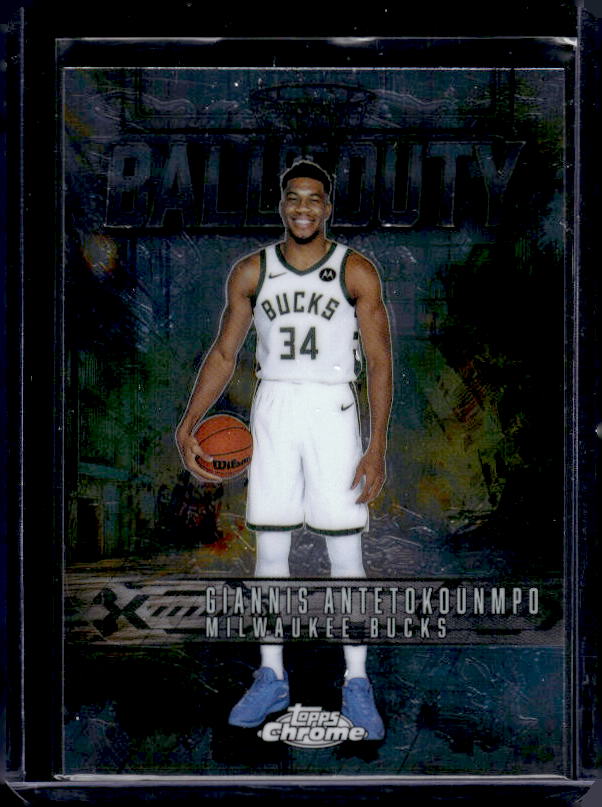 2025-26 Topps Chrome #BD-4 Giannis Antetokounmpo Ball of Duty