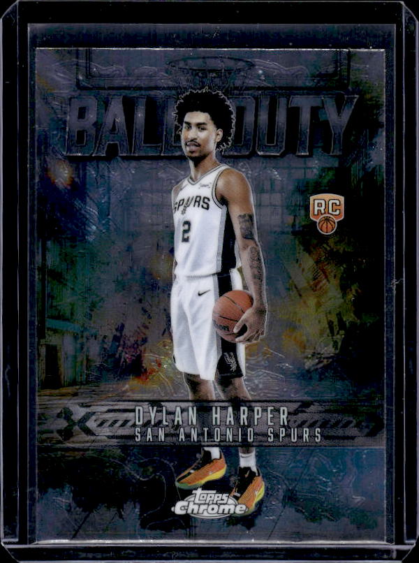 2025-26 Topps Chrome #BD-22 Dylan Harper Ball of Duty