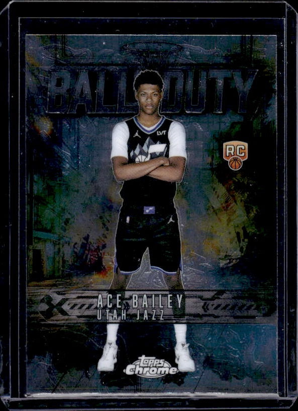 2025-26 Topps Chrome #BD-24 Ace Bailey Ball of Duty