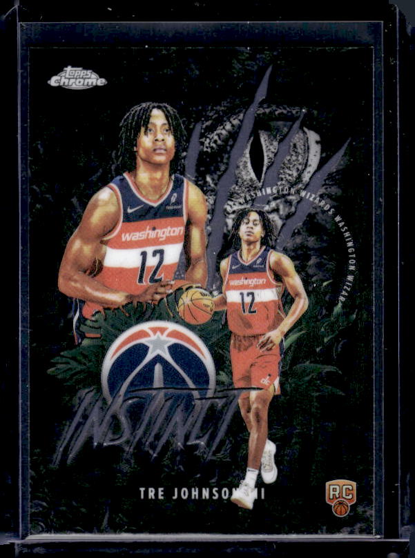 2025-26 Topps Chrome #INS-16 Tre Johnson III Instinct