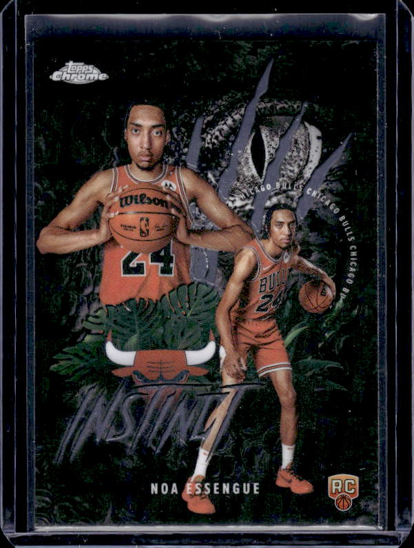 2025-26 Topps Chrome # INS-20 Noa Essengue Instinct